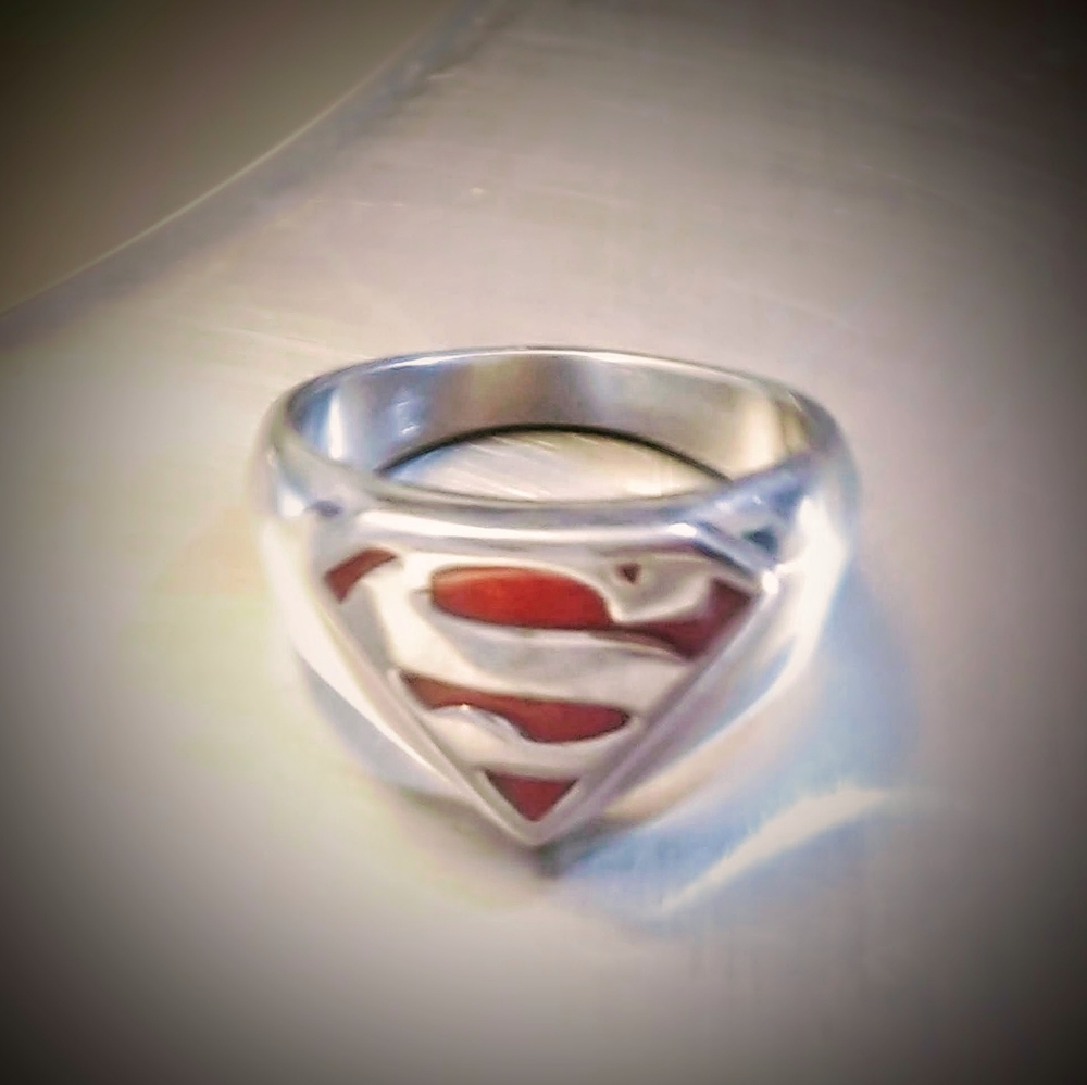 DC Comics Superman Stainless Steel Ring